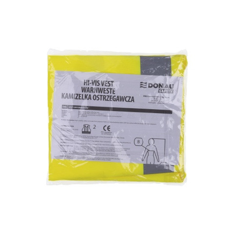 Gilet di segnalazione alta visibilità Donau Safety giallo Tg. L 32214311-09